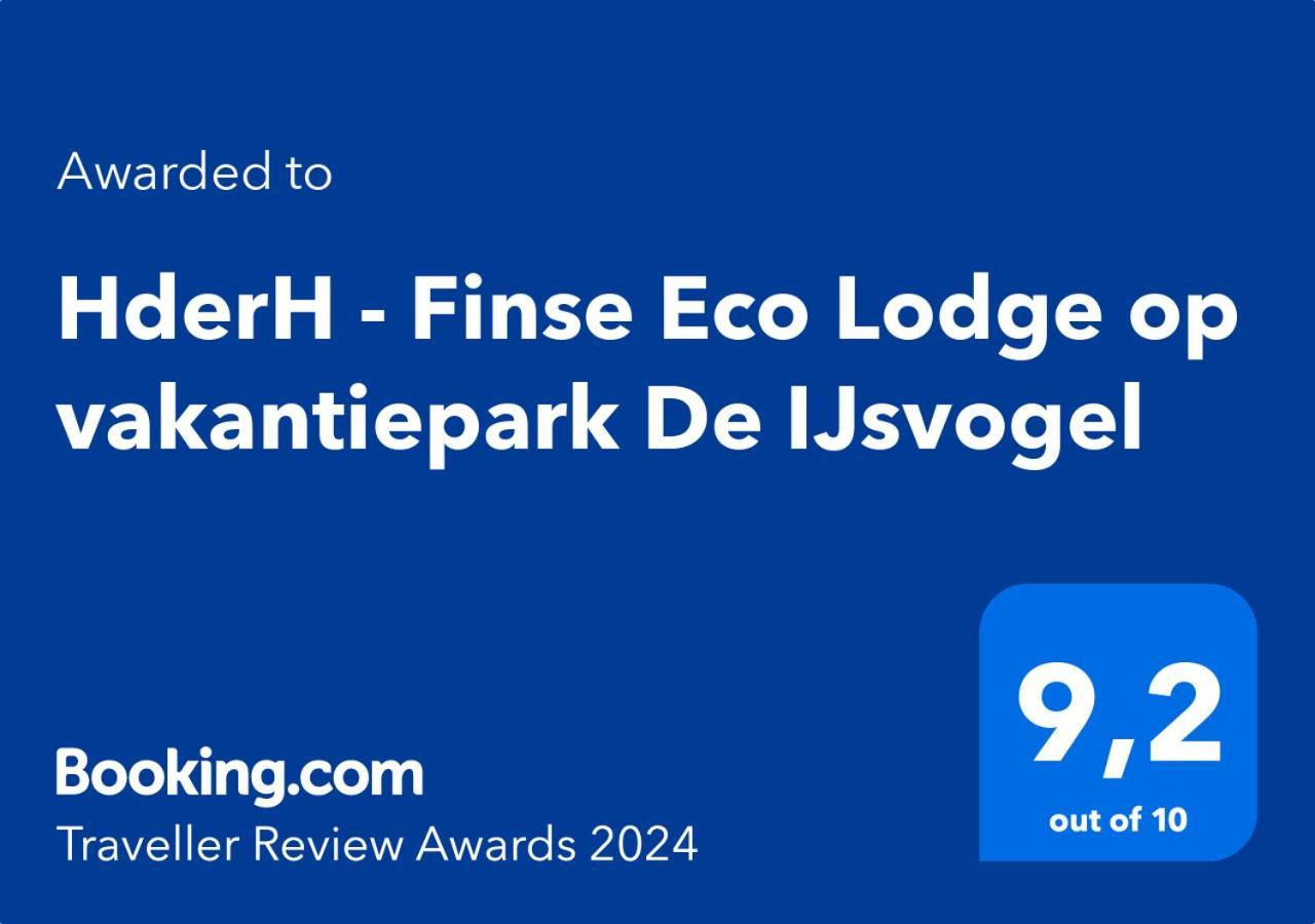 Hderh - Eco Lodge Op Vakantiepark De Ijsvogel, Zwembaden, Kids Fun, Natuur En Rust Вортуізен Екстер'єр фото